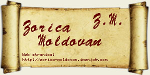 Zorica Moldovan vizit kartica